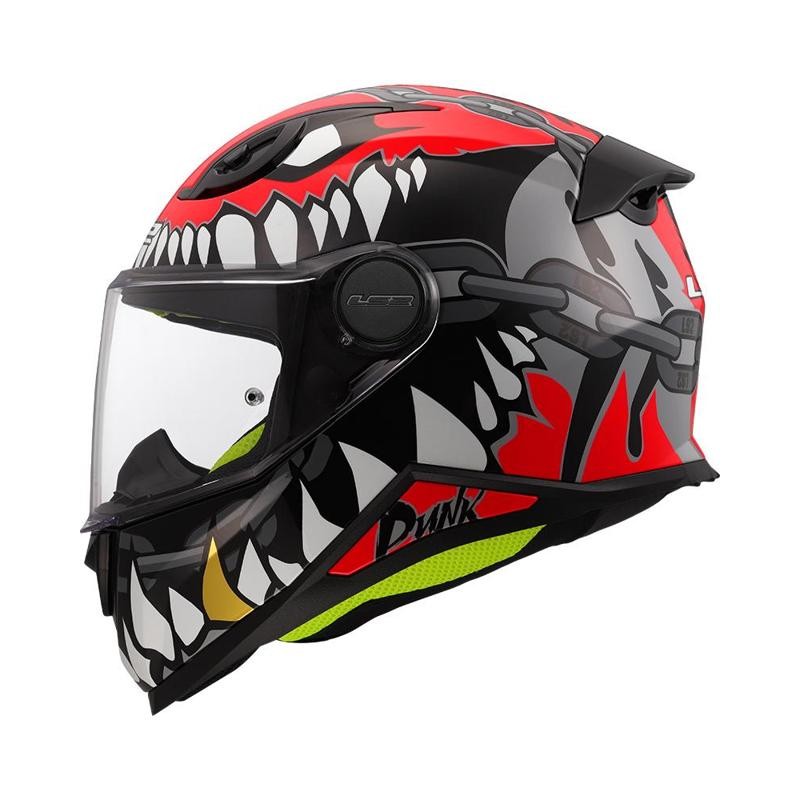 Casque FF812 Punk Grey Red...