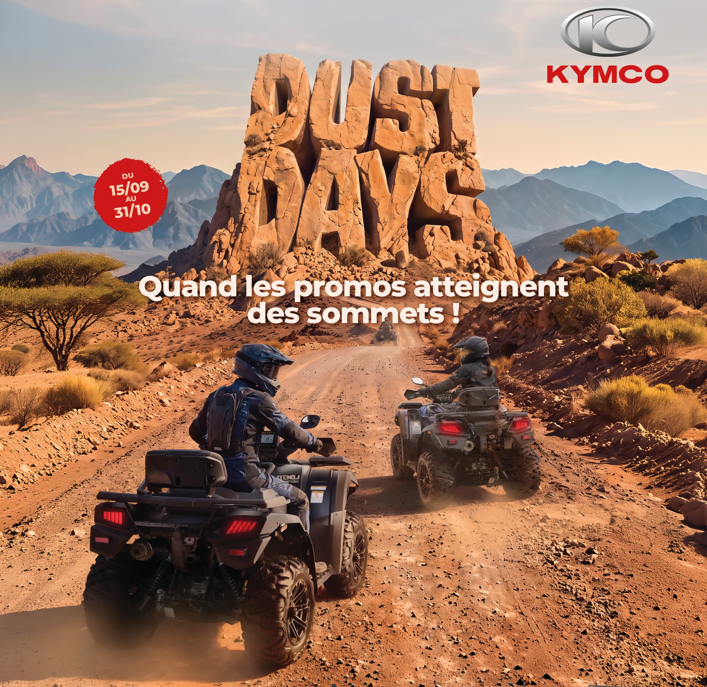 Kymco Dust Days : les promos atteignent des sommets !